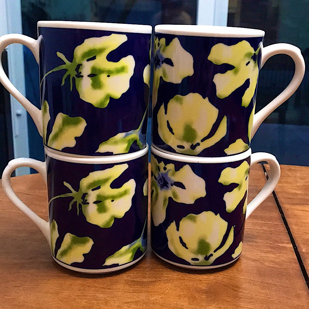 Oneida Orchid Mugs 1998